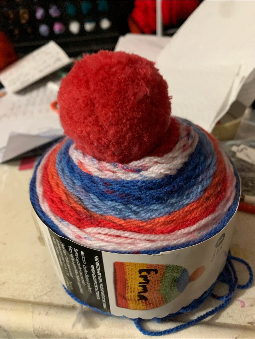 Caron Cupcake (Cherry on Top) Yarn